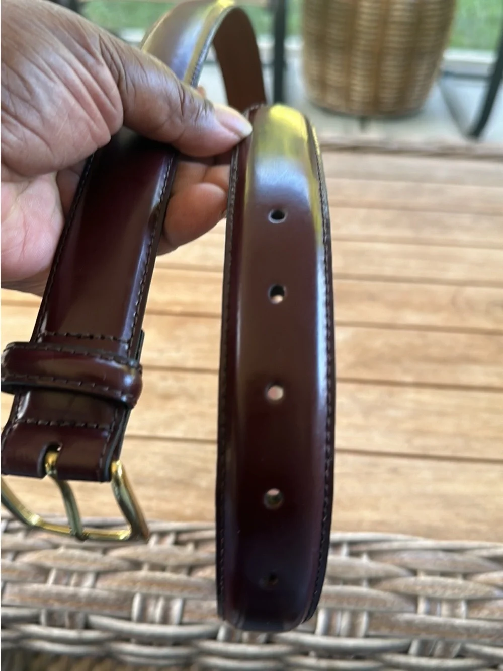 N/A brass buckle